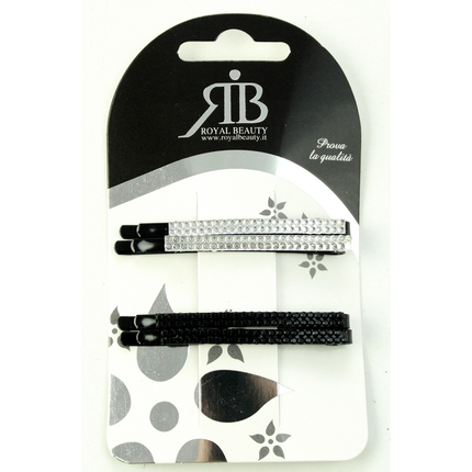 ROYAL BEAUTY 4 BARRETTE CON STRASS