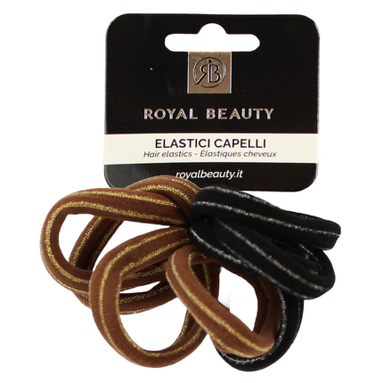 ROYAL BEAUTY ELASTICI PER CAPELLI SENZA METALLO ARGENTO