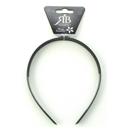 ROYAL BEAUTY CERCHIETTO CAPELLI ANTISCIVOLO NERO