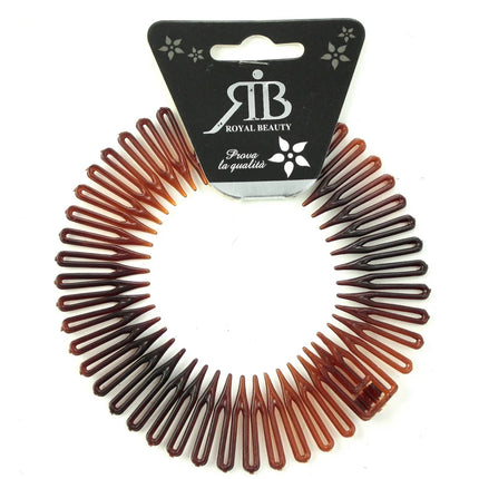 ROYAL BEAUTY CERCHIETTO CAPELLI ZIG-ZAG TARTARUGA