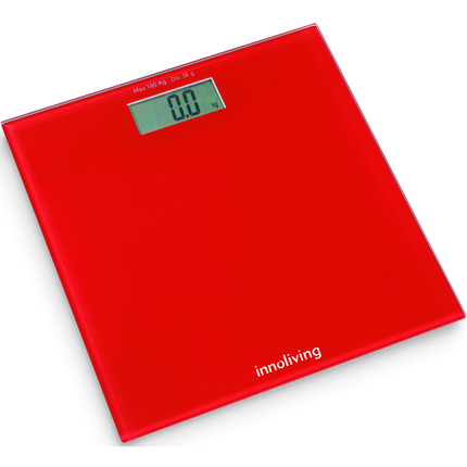 INNOLIVING BILANCIA PESAPERSONA COLORE ROSSO