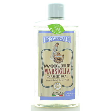 I PROVENZALI MARSIGLIA BAGNOSCHIUMA CON PURO OLIO DI OLIVA pH5,5 400 ML