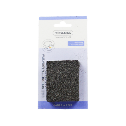 TITANIA ESSENTIALS SPUGNETTA ABRASIVA ALLO ZOLFO EXTRA FORTE IGIENE PIEDI