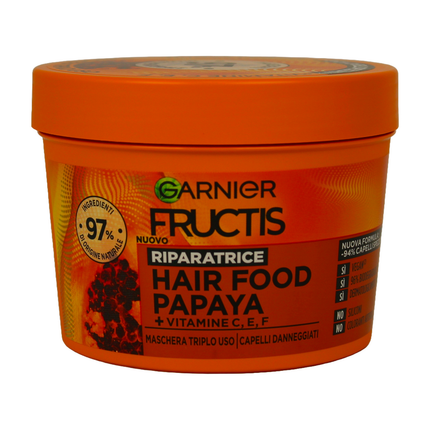 FRUCTIS MASCHERA CAPELLI HAIR FOOD PAPAYA 390 ML