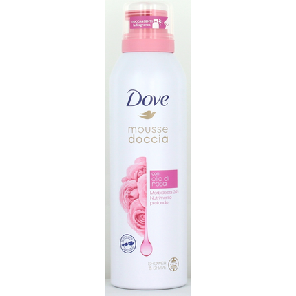 DOVE DOCCIA MOUSSE CON OLIO DI ROSA 200 ML