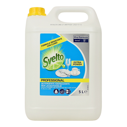 SVELTO LAVASTOVIGLIE LIQUIDO TANICA 5 LITRI FORMATO PROFESSIONALE