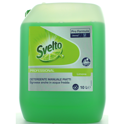 SVELTO PIATTI TANICA 10 LITRI LIMONE FORMATO PROFESSIONALE