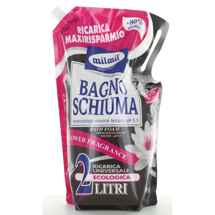 MIL MIL BAGNOSCHIUMA RICARICA BUSTA FLOWER 2 LT