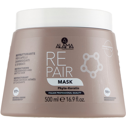 ALAMA REPAIR MASCHERA RISTRUTTURANTE PER CAPELLI DANNEGGIATI E SFIBRATI 500 ML