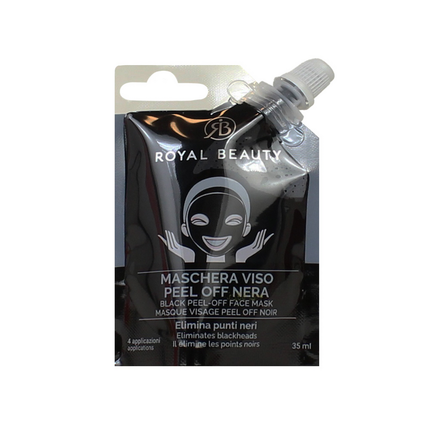 ROYAL BEAUTY MASCHERA VISO BUSTINA SQUEEZE BLACK