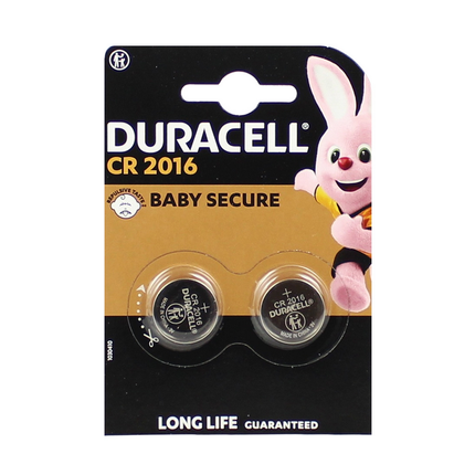 DURACELL BATTERIA LITHIUM LONG LASTING POWER 3 VOLT 2 PZ.2016