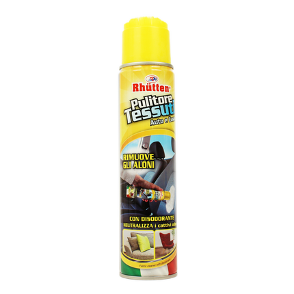 RHUTTEN PULITORE TESSUTI AUTO E CASA CON SPAZZOLA SPRAY 400 ML