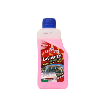 RHUTTEN LAVAVETRI CONCENTRATO ADDITIVA FINO A 5 LITRI D'ACQUA PROFUMATO ALLA FRAGOLA 250 ML