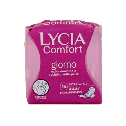 LYCIA ASSORBENTI COMFORT GIORNO ULTRA ALI 14 PZ
