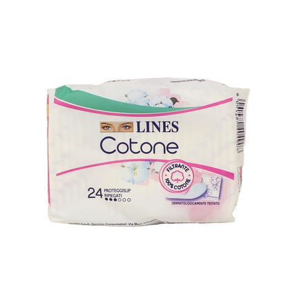 LINES COTONE PROTEGGISLIP RIPIEGATI 24 PEZZI