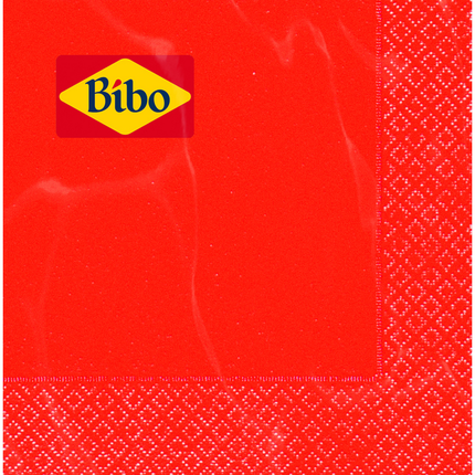 BIBO 40 TOVAGLIOLI OVATTA 2 VELI 33x33 ROSSI