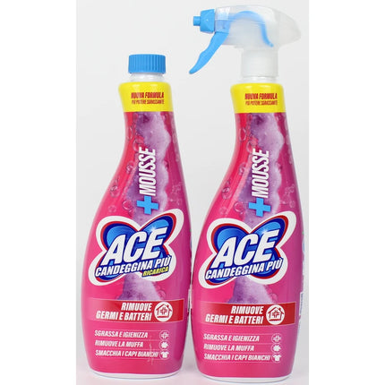 ACE SPRAY MOUSSE CANDEGGINA PIU' ARMONIE FLOREALI 690 ML + RICARICA 690 ML