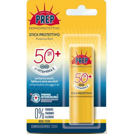 PREP SOLARE STICK PROTETTIVO CONTORNO OCCHI, LABBRA E ZONE SENSIBILI SPF50+ 12 ML