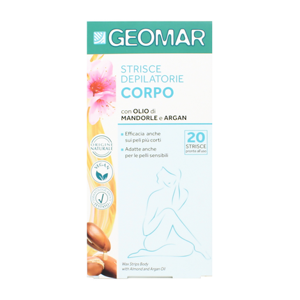 GEOMAR CERA DEPILATORIA 20 STRISCE CORPO