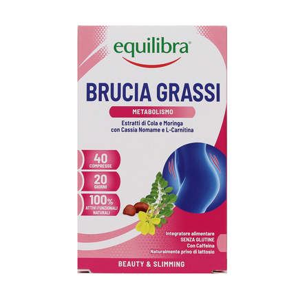 EQUILIBRA INTEGRATORE ALIMENTARE PERDITA DI PESO BRUCIA GRASSI 40 COMPRESSE