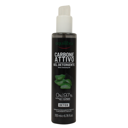 EQUILIBRA CARBONE ATTIVO GEL DETERGENTE VISO DETOX 200 ML