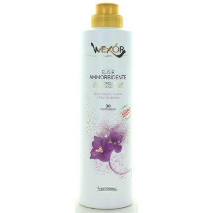 WEXOR ELISIR AMMORBIDENTE CON MICROCAPSULE ROSA INDIANA, VIOLETTA E FIORI DI ZENZERO 30 TRATTAMENTI 750 ML