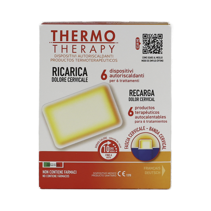 THERMO THERAPY RICARICA PER FASCIA CERVICALE 6 DISPOSITIVI AUTORISCALDANTI