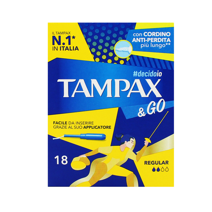TAMPAX & GO ASSORBENTI INTERNI REGULAR 18 PZ