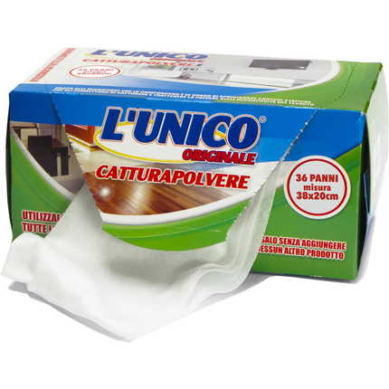 L'UNICO ORIGINALE CATTURAPOLVERE 36 PANNI CM 38x20