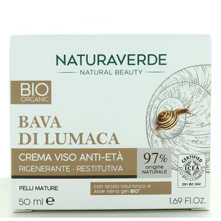 NATURAVERDE BIO BAVA DI LUMACA CREMA ANTI-ETA' RESTITUTIVA 50 ML