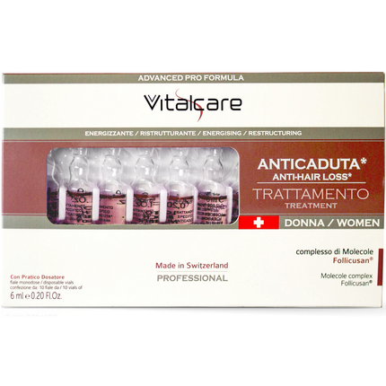 VITALCARE ANTICADUTA 10 FIALE 6 ML TRATTAMENTO DONNA