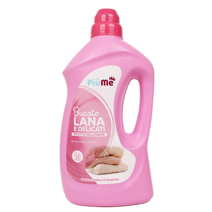 PIUME LANAeDELICATI DETERSIVO BUCATO A MANO E LAVATRICE 13 LAVAGGI 1000 ML