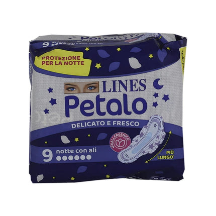 LINES PETALO ULTRASOTTILE ALI NOTTE 9 PZ