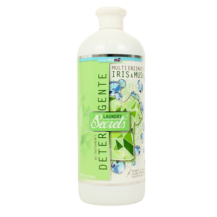 SECRETS DETERGENTE BUCATO LAVATRICE IRIS & MUSK 40 TRATTAMENTI 1000 ML