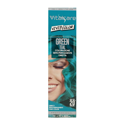 VITALCARE VIVID COLOR TEAL COLORAZIONE CAPELLI SEMI PERMANENTE 100 ML