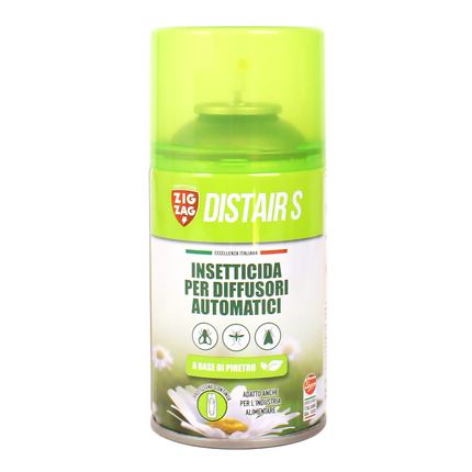 ZIG ZAG INSETTICIDA REPELLENTE AL PIRETRO PLUS 250 ML x EROGATORE AUTOMATICO RICARICA