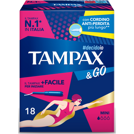 TAMPAX & GO MINI 18 PZ ASSORBENTI INTERNI
