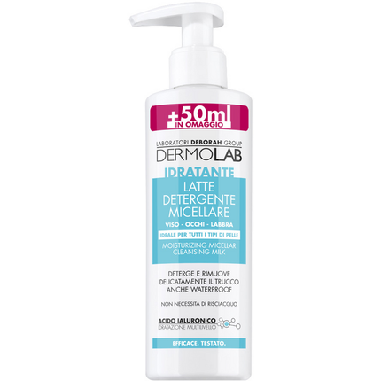 DERMOLAB VISO LATTE DETERGENTE MICELLARE IDRATANTE PER TUTTI I TIPI DI PELLE 250 ML