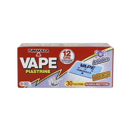 VAPE RICARICA PIASTRINE ANTIODORE 30 PZ