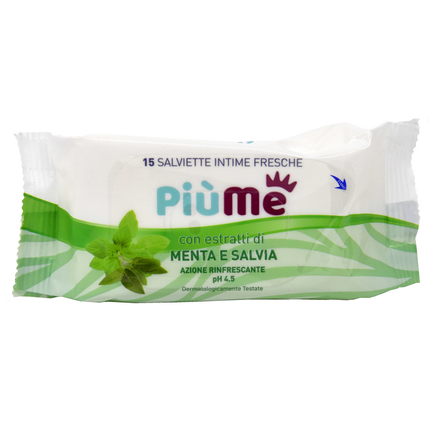 PIUME SALVIETTE INTIME FRESCHE MENTA e SALVIA 15 PZ