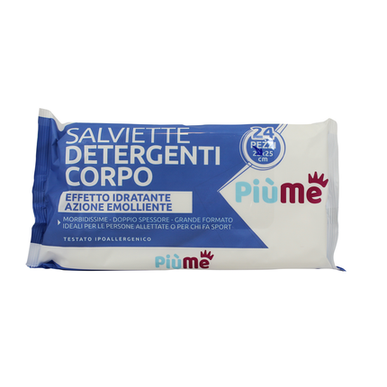 PIUME SALVIETTE DETERGENTI CORPO 22x25 CM 24 PZ