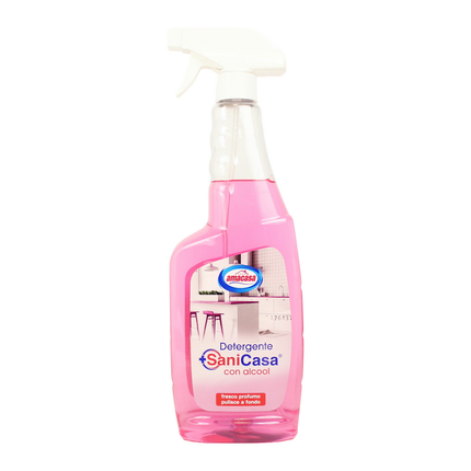SANICASA DETERGENTE CON ALCOOL SPRAY 750 ML AMACASA