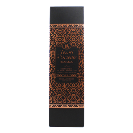 TESORI D'ORIENTE DIFFUSORE AMBIENTE DI PROFUMO CON BASTONCINI HAMMAM 200 ML