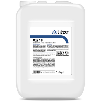 OXI 18 DETERGENTE A BASE DI OSSIGENO ATTIVO TANICA 10 KG LIBER