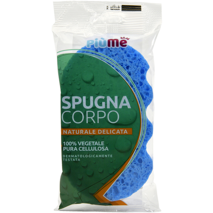 PIUME SPUGNA CORPO NATURALE DELICATA 100% VEGETALE PURA CELLULOSA