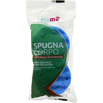 PIUME SPUGNA CORPO NATURALE MASSAGGIO 100% VEGETALE PURA CELLULOSA