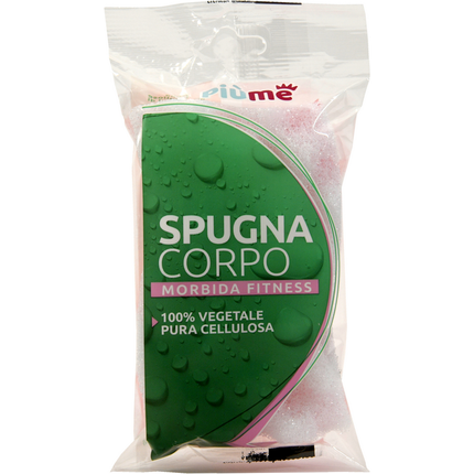 PIUME SPUGNA CORPO MORBIDA FITNESS 100% VEGETALE PURA CELLULOSA