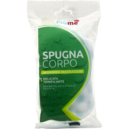 PIUME SPUGNA CORPO MORBIDA MASSAGGIO DELICATA TONIFICANTE