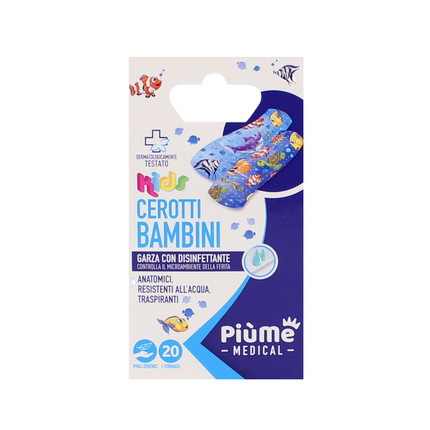 PIUME CEROTTI BAMBINI MEDI OCEAN 20 PZ