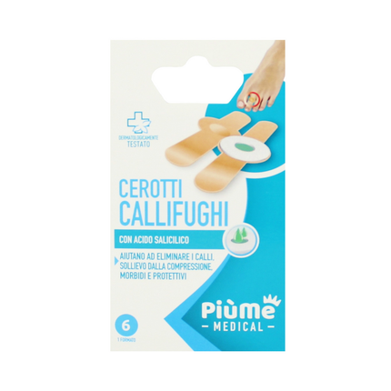PIUME CEROTTI CALLIFUGHI DISCO CENTRALE 6 PZ